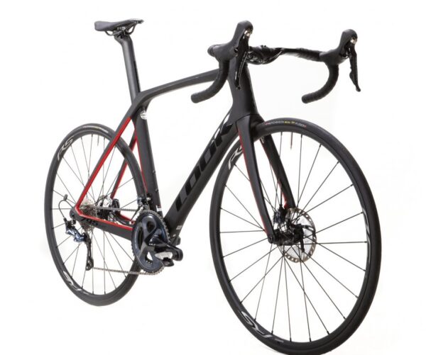 LOOK 795 Blade Disc Black Metallic Red Mat Glossy Ult Shimano Wh-RS 370 - L - Image 4